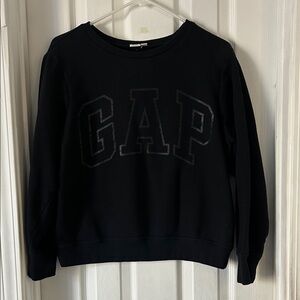 GAP Midnight Black Logo Sweatshirt